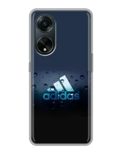 Чехол для OPPO A98 с картинкой «Adidas Water Drops»