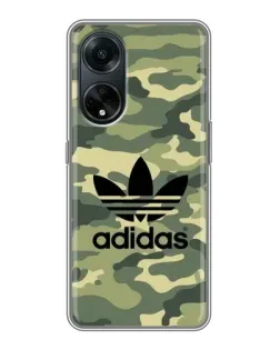 Чехол для OPPO A98 с картинкой «Милитари стиль Adidas»