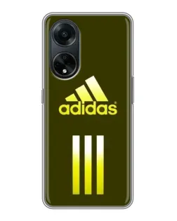 Чехол для OPPO A98 с картинкой «Оливковый градиент Adidas»