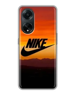 Чехол для OPPO A98 с картинкой «Nike — вечерний горизонт»
