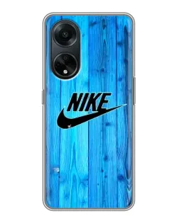 Чехол для OPPO A98 с картинкой «Голубое дерево Nike»