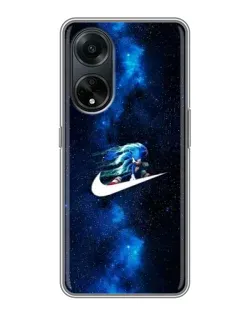 Чехол для OPPO A98 с картинкой «Звездный путь Nike»
