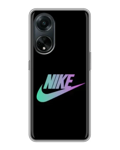 Чехол для OPPO A98 с картинкой «Nike — городская ночь»