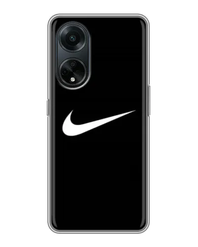 Чехол для OPPO A98 с картинкой «Минималистический Найк» Чехол для OPPO A98 с картинкой «Минималистический Найк»