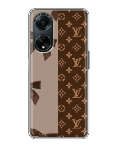 Чехол для OPPO A98 с картинкой «Louis Vuitton — банты»