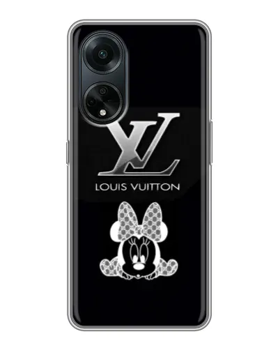 Чехол для OPPO A98 с картинкой «LV и Минни Маус»