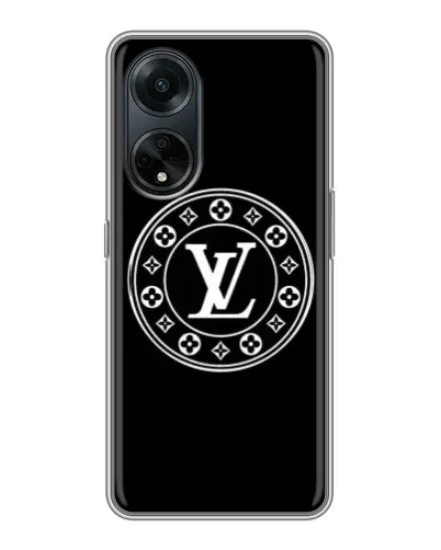 Чехол для OPPO A98 с картинкой «LV — печать стиля»