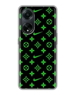 Чохол для OPPO A98 з картинкою «Неоновий принт LV»