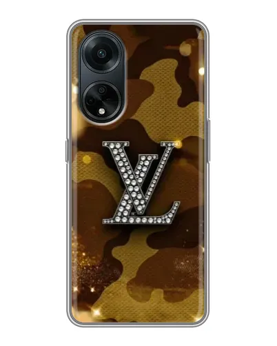 Чехол для OPPO A98 с картинкой «Камуфляжный Louis Vuitton»
