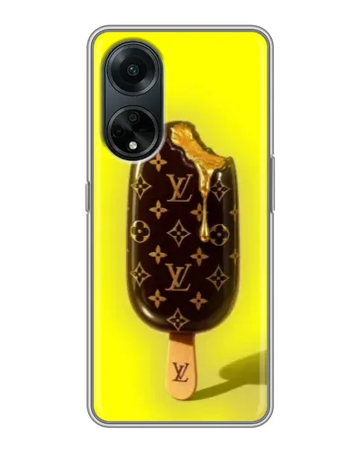 Чехол для OPPO A98 с картинкой «Мороженое от LV»