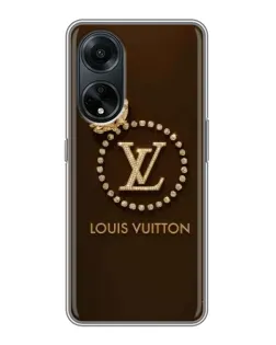 Чехол для OPPO A98 с картинкой «LV — золотая печать»