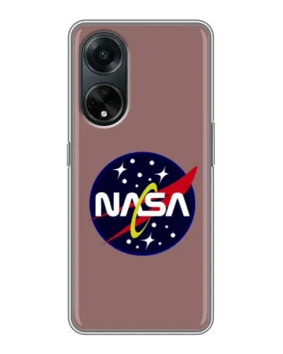 Чехол для OPPO A98 с картинкой «NASA — ретро космос» Чехол для OPPO A98 с картинкой «NASA — ретро космос»