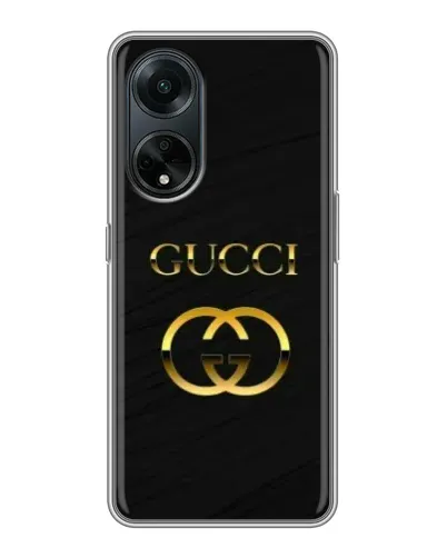Чохол для OPPO A98 з картинкою «Золотий логотип Gucci» Чохол для OPPO A98 з картинкою «Золотий логотип Gucci»