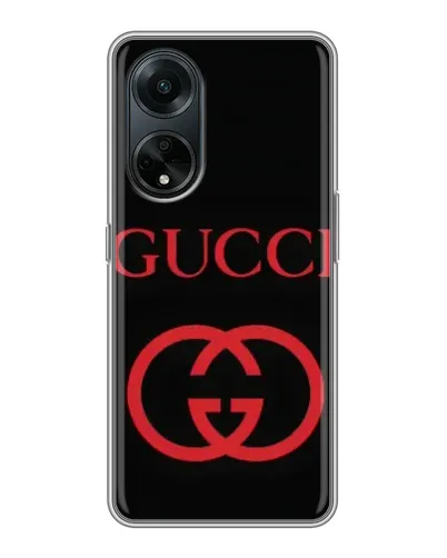 Чохол для OPPO A98 з картинкою «Gucci — червоний логотип» Чохол для OPPO A98 з картинкою «Gucci — червоний логотип»