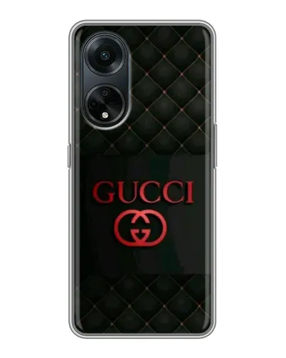 Чохол для OPPO A98 з картинкою «Gucci — стьобаний чорний» Чохол для OPPO A98 з картинкою «Gucci — стьобаний чорний»