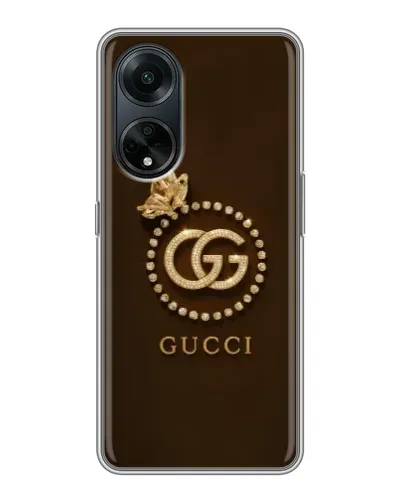 Чохол для OPPO A98 з картинкою «Gucci — золотий метелик» Чохол для OPPO A98 з картинкою «Gucci — золотий метелик»