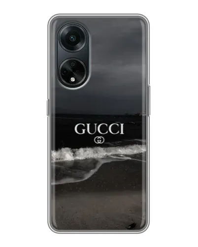 Чохол для OPPO A98 з картинкою «Gucci — морський прибій» Чохол для OPPO A98 з картинкою «Gucci — морський прибій»