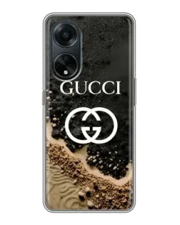 Чохол для OPPO A98 з картинкою «Gucci — піщані дюни»