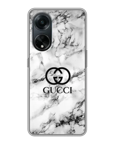 Чохол для OPPO A98 з картинкою «Gucci — мармуровий шик» Чохол для OPPO A98 з картинкою «Gucci — мармуровий шик»