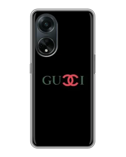 Чохол для OPPO A98 з картинкою «Gucci — червоний градієнт» Чохол для OPPO A98 з картинкою «Gucci — червоний градієнт»