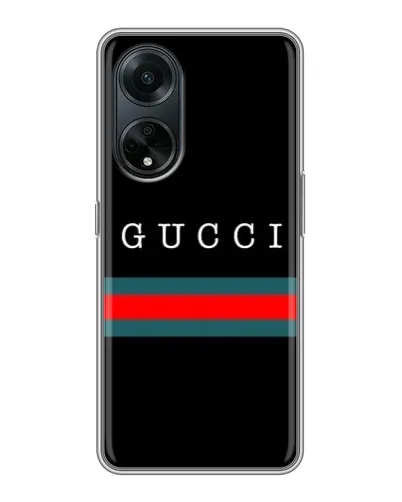 Чохол для OPPO A98 з картинкою «Gucci — червоний пояс» Чохол для OPPO A98 з картинкою «Gucci — червоний пояс»