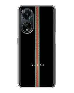 Чохол для OPPO A98 з картинкою «Gucci — строга лінія»