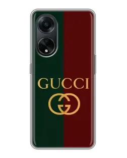 Чохол для OPPO A98 з картинкою «Gucci — темно-зелений градієнт»