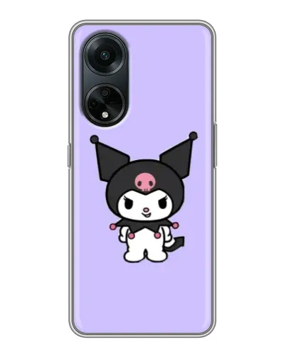 Чехол для OPPO A98 с картинкой «Kuromi — нежный фиолетовый»