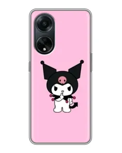 Чехол для OPPO A98 с картинкой «Kuromi — розовая нежность»