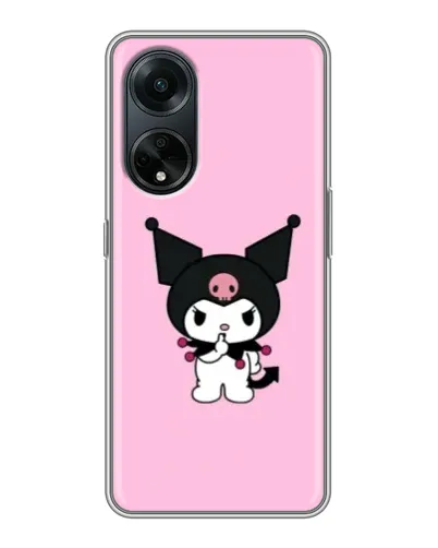 Чехол для OPPO A98 с картинкой «Kuromi — розовая нежность»