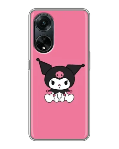 Чехол для OPPO A98 с картинкой «Хмурая Kuromi»