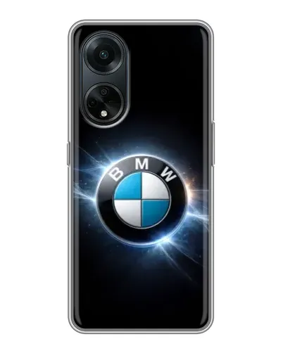 Чохол для OPPO A98 з картинкою «BMW — неонове сяйво» Чохол для OPPO A98 з картинкою «BMW — неонове сяйво»