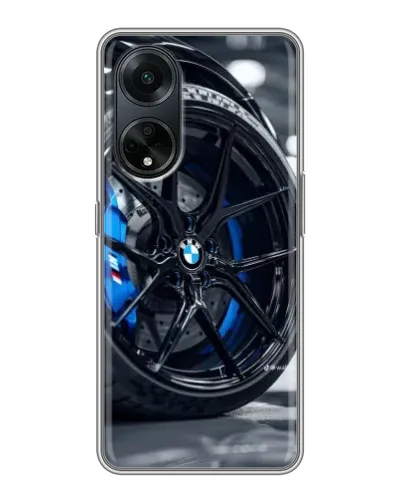 Чохол для OPPO A98 з картинкою «Колесо BMW зблизька» Чохол для OPPO A98 з картинкою «Колесо BMW зблизька»