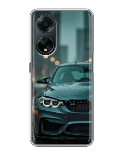 Чохол для OPPO A98 з картинкою «BMW у вогнях міста» Чохол для OPPO A98 з картинкою «BMW у вогнях міста»