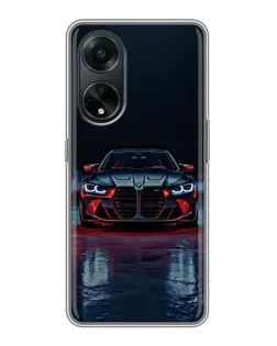 Чохол для OPPO A98 з картинкою «BMW на мокрій дорозі»