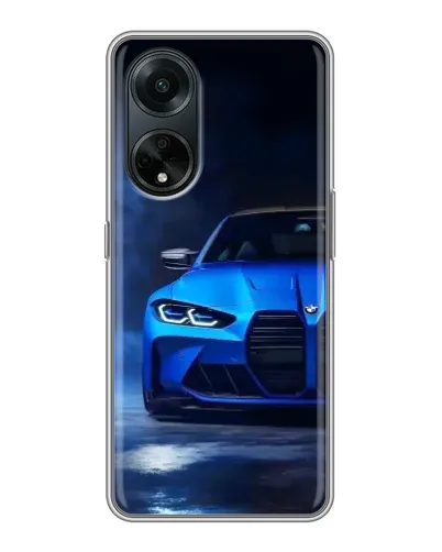 Чохол для OPPO A98 з картинкою «Блакитна BMW M4» Чохол для OPPO A98 з картинкою «Блакитна BMW M4»