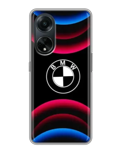 Чохол для OPPO A98 з картинкою «Логотип BMW та неонові дуги» Чохол для OPPO A98 з картинкою «Логотип BMW та неонові дуги»