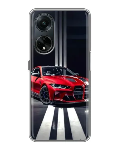 Чохол для OPPO A98 з картинкою «Червона BMW на дорозі» Чохол для OPPO A98 з картинкою «Червона BMW на дорозі»