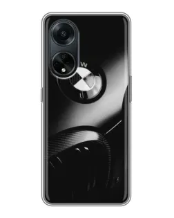 Чохол для OPPO A98 з картинкою «Емблема BMW — макро»