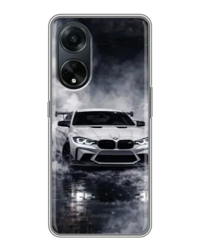 Чохол для OPPO A98 з картинкою «BMW крізь туман» Чохол для OPPO A98 з картинкою «BMW крізь туман»