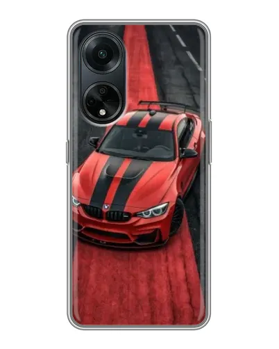 Чохол для OPPO A98 з картинкою «BMW на червоній доріжці» Чохол для OPPO A98 з картинкою «BMW на червоній доріжці»