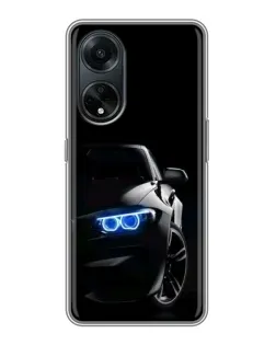 Чохол для OPPO A98 з картинкою «BMW — нічний погляд» Чохол для OPPO A98 з картинкою «BMW — нічний погляд»