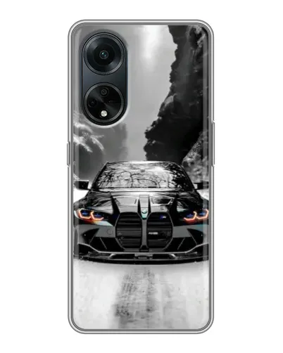 Чохол для OPPO A98 з картинкою «BMW — акварельний дрифт» Чохол для OPPO A98 з картинкою «BMW — акварельний дрифт»
