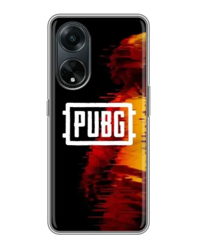 Чохол для OPPO A98 з картинкою «Яскравий логотип PUBG»