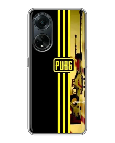 Чохол для OPPO A98 з картинкою «PUBG — камуфляжний шолом»