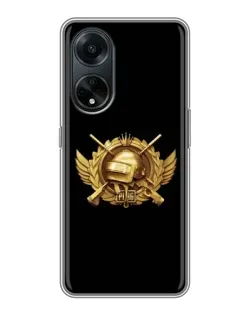 Чохол для OPPO A98 з картинкою «PUBG — помаранчевий градієнт» Чохол для OPPO A98 з картинкою «PUBG — помаранчевий градієнт»