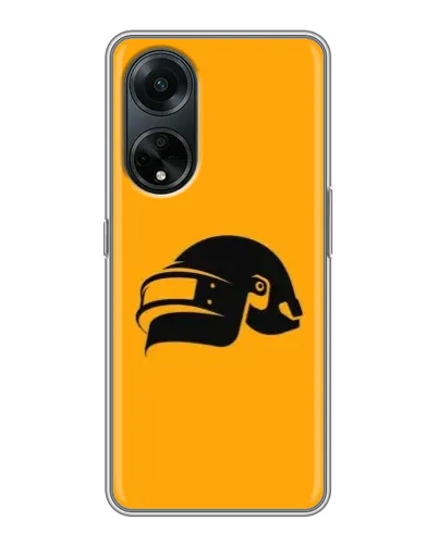 Чохол для OPPO A98 з картинкою «PUBG — золотий шолом»