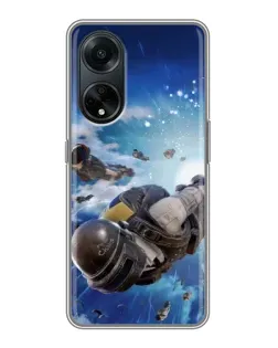 Чохол для OPPO A98 з картинкою «Десант PUBG — стрибок» Чохол для OPPO A98 з картинкою «Десант PUBG — стрибок»