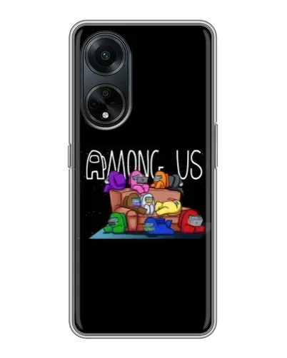 Чохол для OPPO A98 з картинкою «Логотип Among Us» Чохол для OPPO A98 з картинкою «Логотип Among Us»