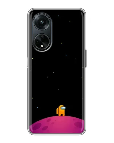 Чохол для OPPO A98 з картинкою «Самотній герой на планеті» Чохол для OPPO A98 з картинкою «Самотній герой на планеті»